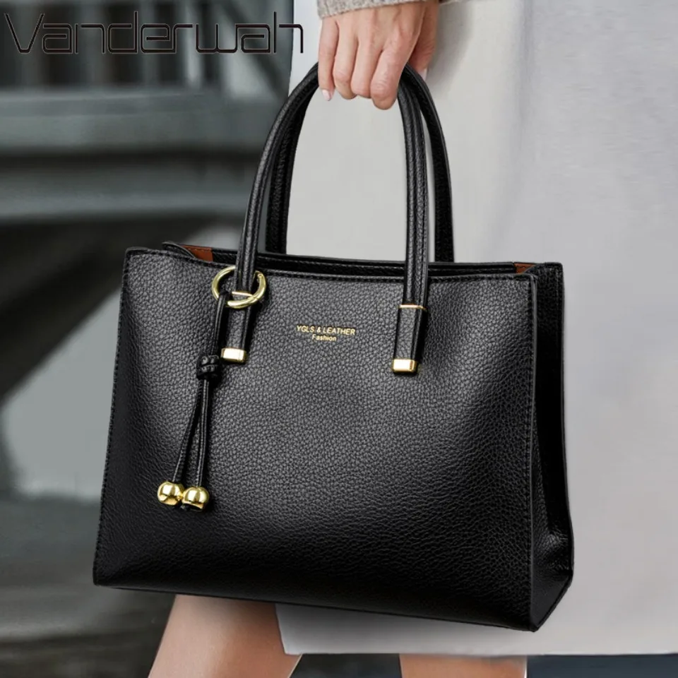 

Genuine Brand Top Quality Leather Shoulder Crossbody Bags for Women Luxury Handbags Women Bags Designer Large Capacity Tote Bag