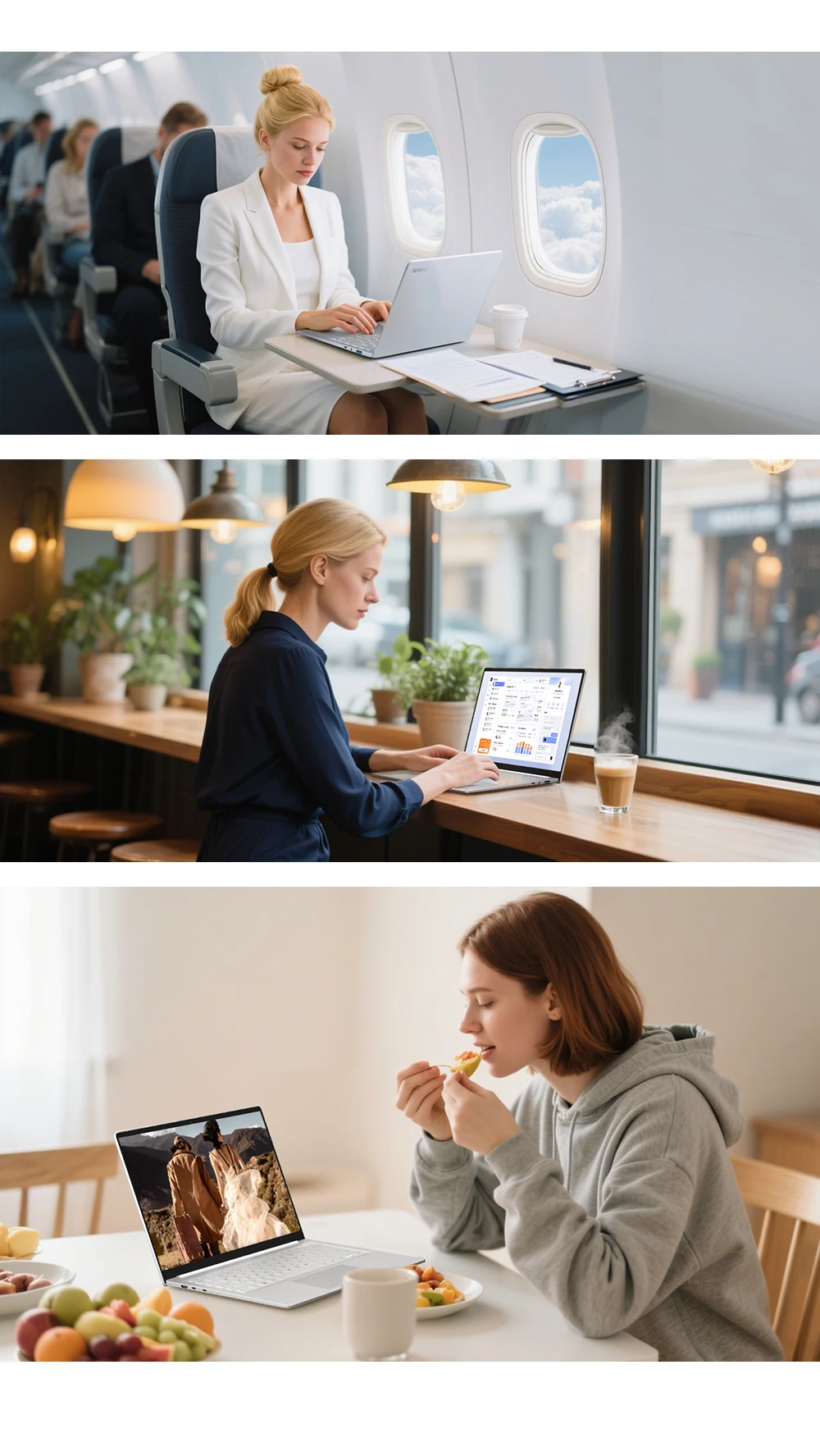 Ninkear S14 Lightweight Laptop 14 Inch 2.2K IPS Display AMD Ryzen 5 6600H 16GB LPDDR5 RAM 512GB SSD Windows 11 WiFi 6 Fingerprint Reader Backlit Keyboard for Business Home Office Study and Everyday Multitasking