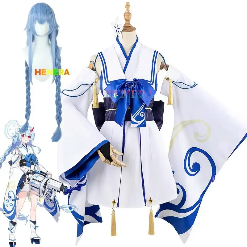 Blue Archive Costume Waraku Chise Cosplay Kimono Anime and Game Exhibition Coser Full Outfits Halloween Carnival Party Clothing