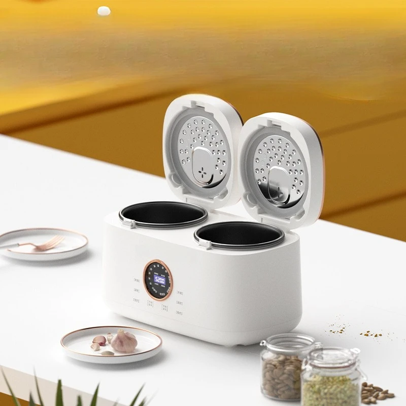 Double bile rice cooker saucepan one pot double purpose multi functional cooking household