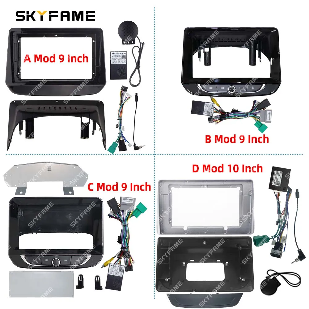 

SKYFAME Car Frame Fascia Adapter Canbus Box Decoder Android Radio Dash Fitting Panel Kit For Chevrolet Orlando Onix Cavalier