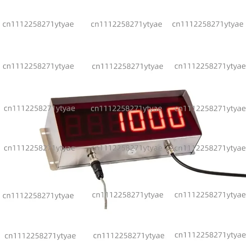 RH60 digital counter, seven-segment six-position display, stainless steel 60mm 230 Vac input