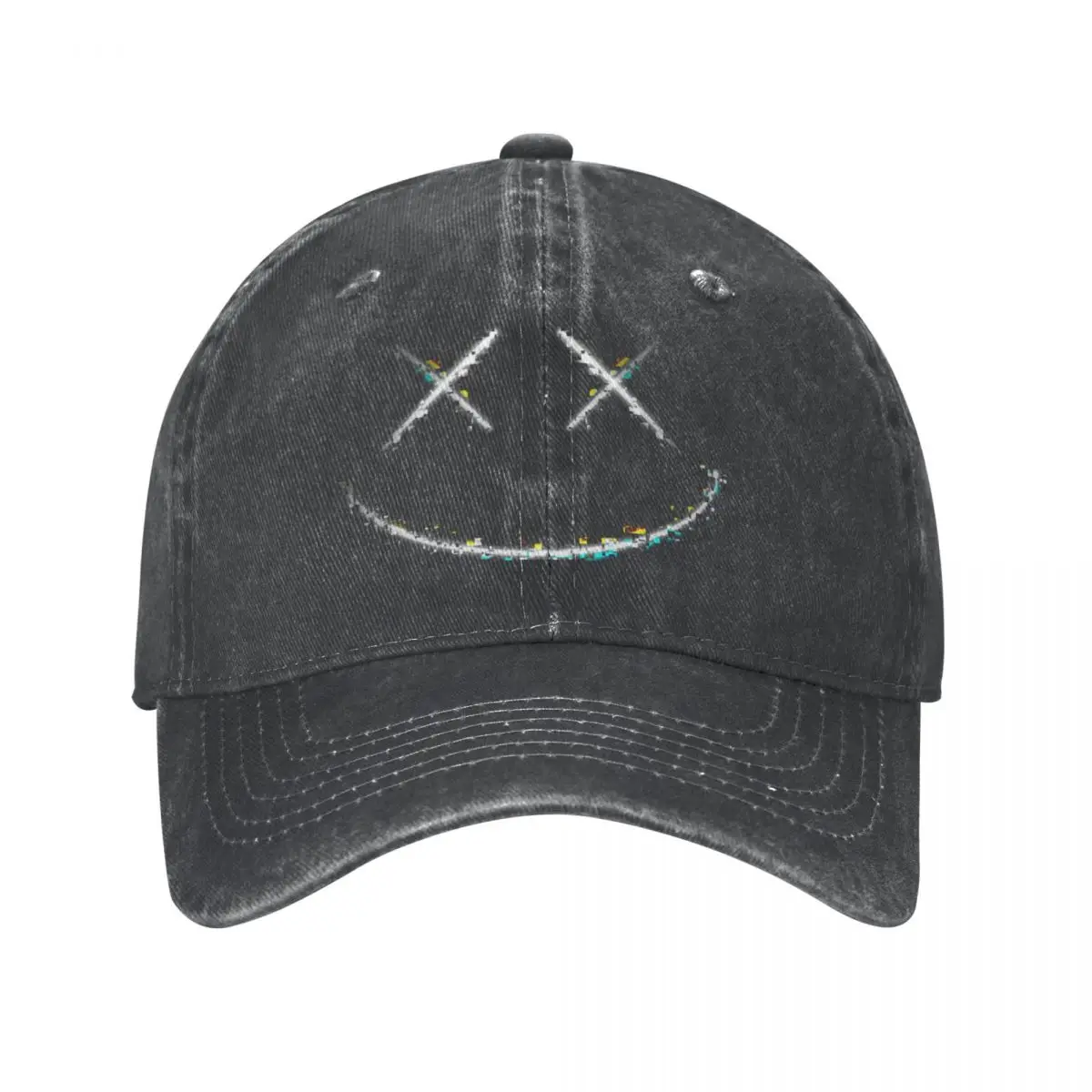 

X eyes smile face design Cap Cowboy Hat Snap back hat winter woman hats Men's