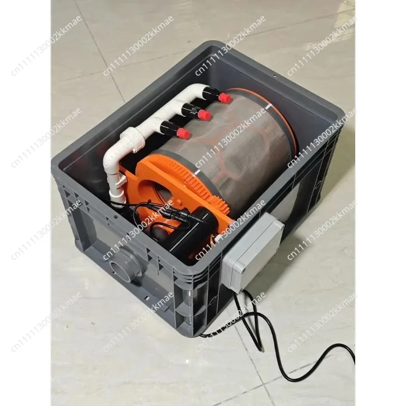 Turnover box filter rotary drum micro filter, 10000L flow medium 40 × 30 built-in high pressure, automatic flushing mute