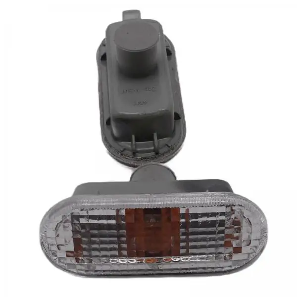 Side Indicators Light Plastic Clear Lens Side Marker Lamp Assembly for Vehicle Front Bumper Left Right Easy Install