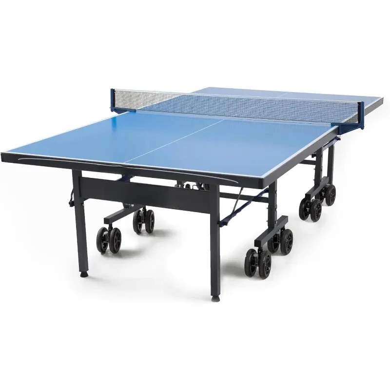 Outdoor Pong with Waterproof Tle Tennis Net Set - Quick Assembly - All Weather Aluminum Composite Suace