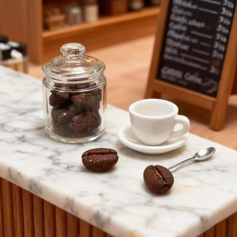 1 ensemble mignon Miniature maison de poupée Mini sac à farine Kit modèle jouer cuisine nourriture pour poupée accessoires jouet décoration de la maison