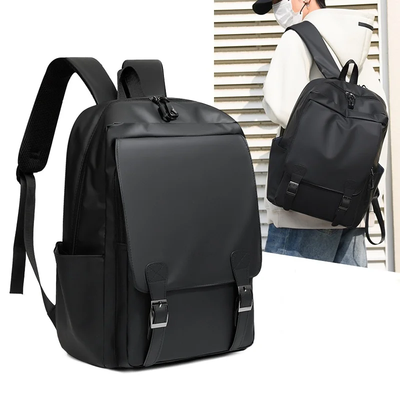 

New Flip-top Fashionable Backpack, Casual and Versatile Computer Backpack, Multi-functional Large-capacity Waterproof Schoolbag