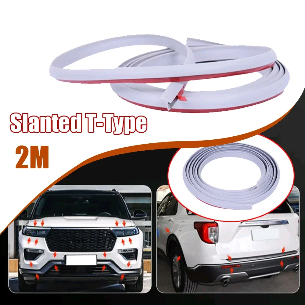 

1pc Auto Door Edge Sealant Sound Insulation Weatherstrip Slanted T-Type Car Window Rubber Sealing Strip Universal Car Accessory