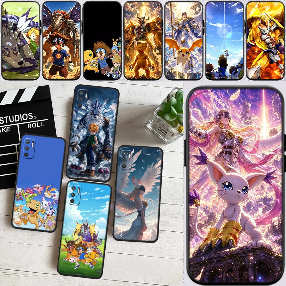 D-Digimons Anime Phone Case for Samsung Galaxy S20 S21 S22 Ultra FE Plus A21S A22 A24 A25 A26 A30 A30S A31