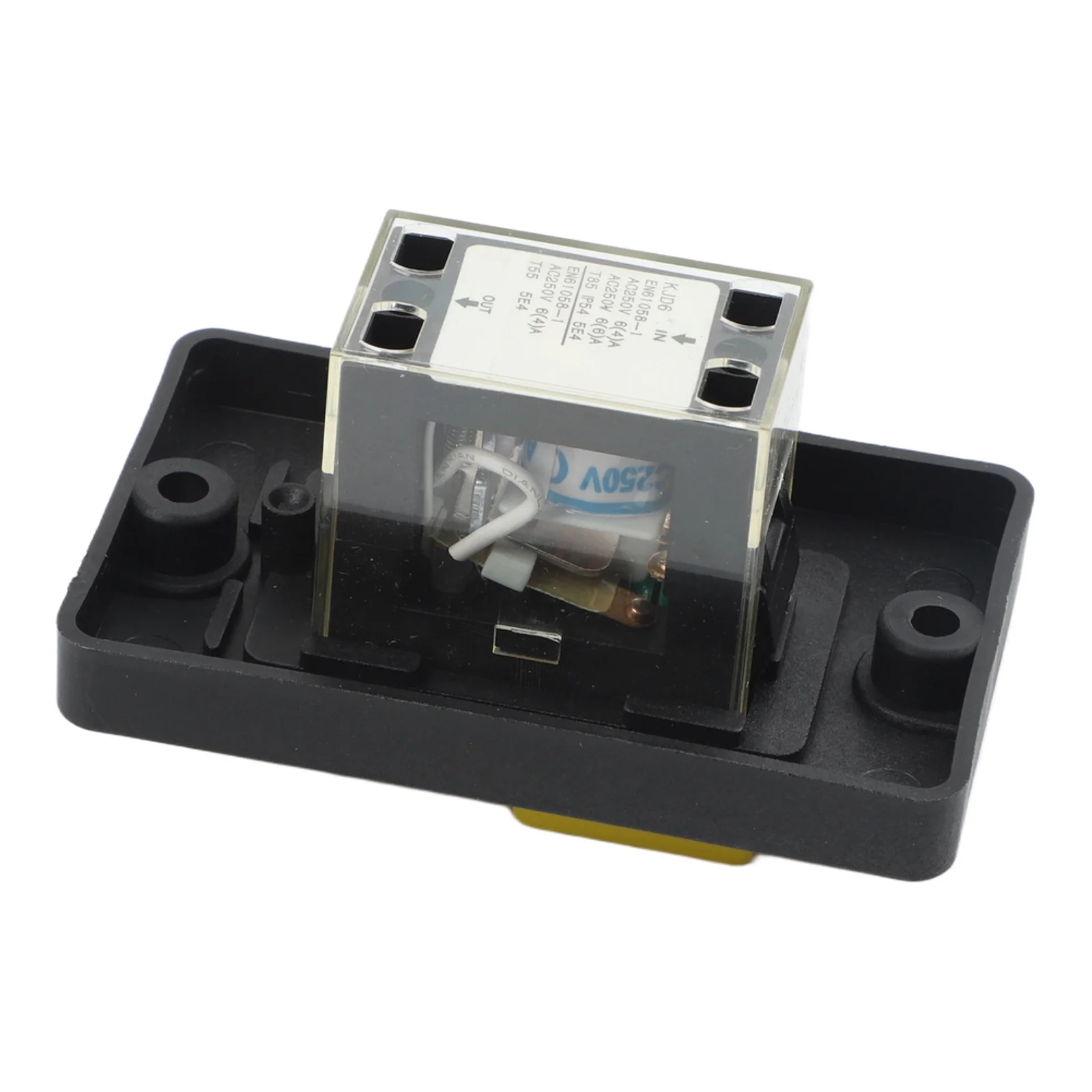 KJD6-3 Electromagnetic Switch With Panel Waterproof Start Button 5E4 250V Switch For Electrical Equipment Tool Accessory
