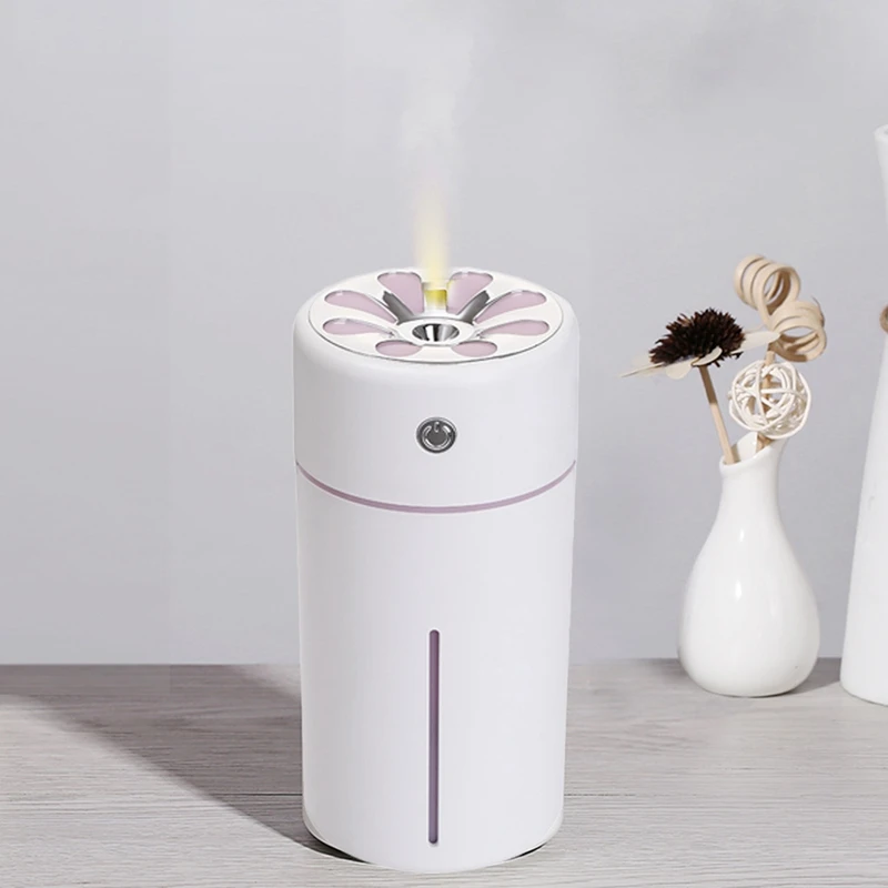 Intelligent Reminder Mini Humidifier Humidifier USB Home Ultrasonic Silent Humidifier Without Night Light And Mini Fan Blue