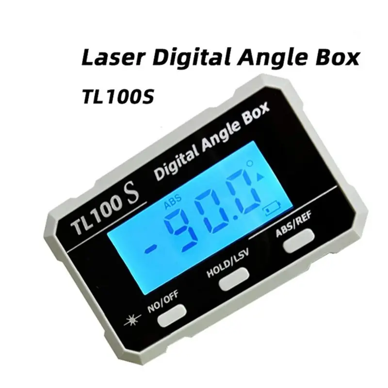 TL100S Magnetic Digital Angle Gauge Laser High-Precision 0.1° Laser Digital Angle Meter Inclinometer For RC Drones