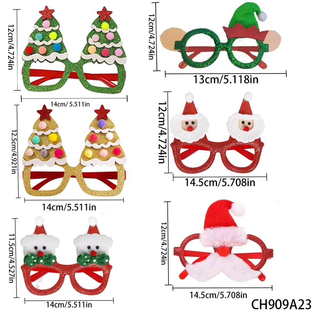 PESENAR Kerstkostuumset: kerstmuts, elfhoofdband en vakantiebril, ideaal voor vakantievieringen