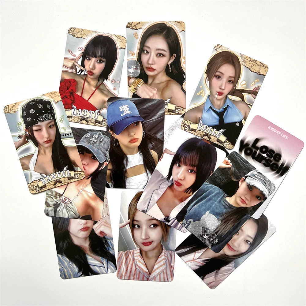 KPOP KISS OF LIFE Photocards Lose Yourself Double-Sided Postcard JULIE NATTY BELLE HANEUL Member Lomo Cards Fans Collect Gift