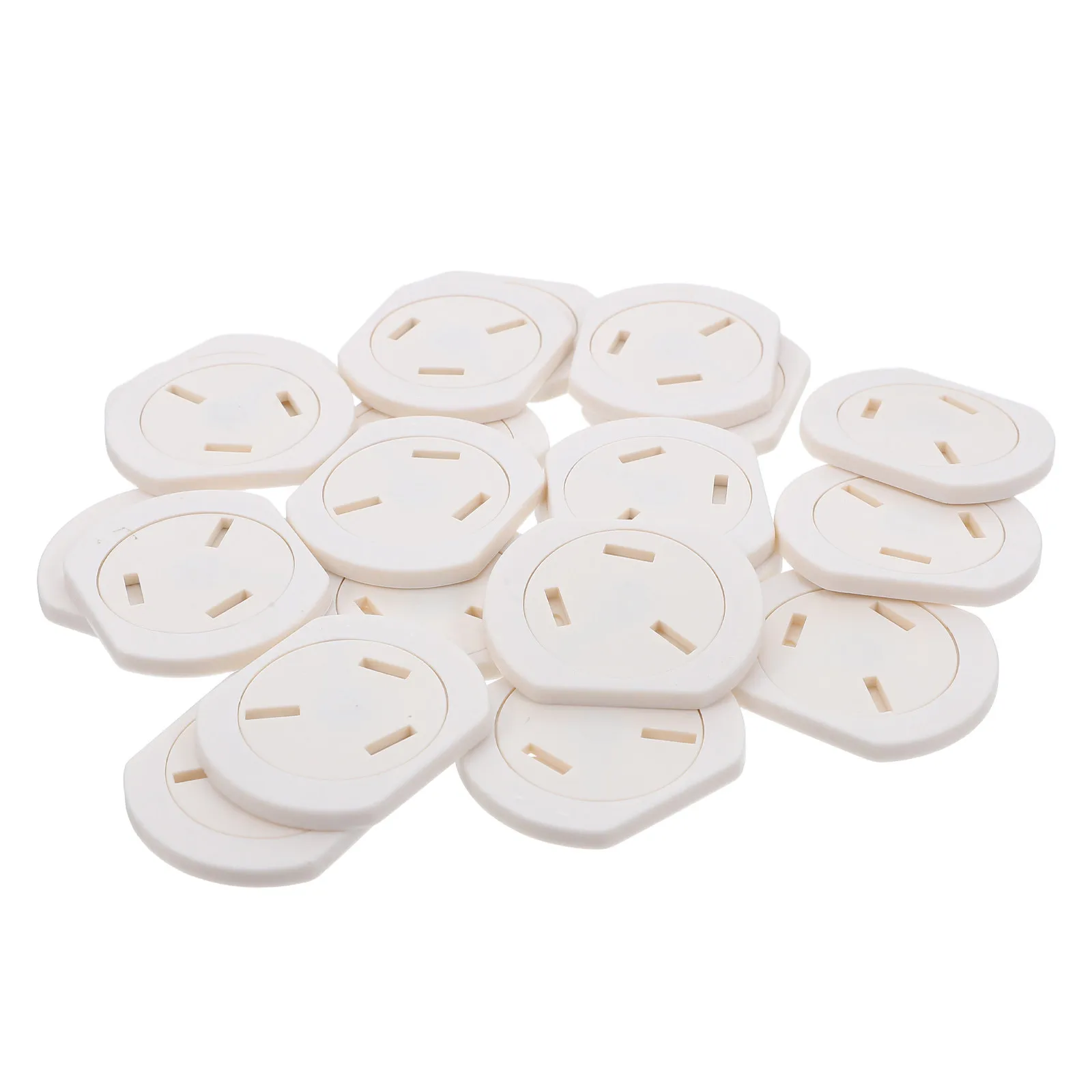 

20Pcs Childproof Outlet Covers Advanced Anti Electric Shock Self Closing Socket Protector Baby Safety Plug Covers Adhesive
