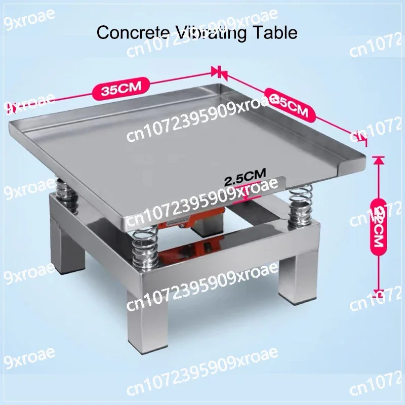 Small Vibration Test Bench Test Block Vibration Platform Stainless Steel Mini Vibration Table 3000rpm Concrete Vibrating Table