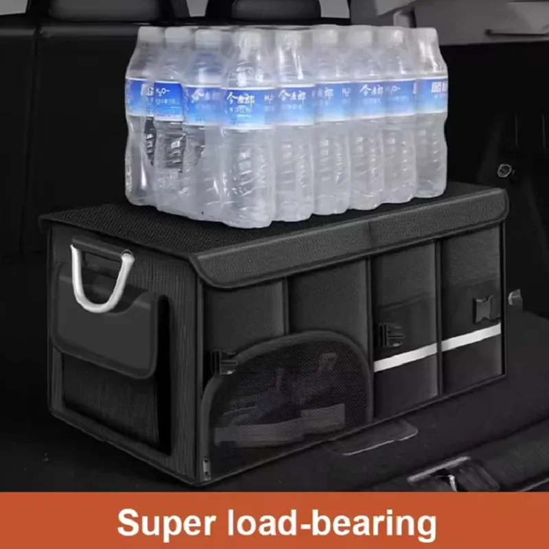 Car Storage Box Waterproof Oxford Fabric Foldable Car Storage Box Multi-Functional Universal Large-Capacity Car Trunk Storage