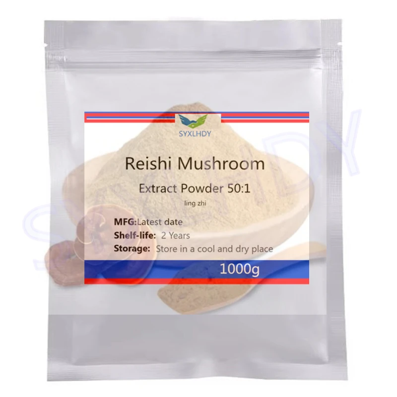 Factory Hot SaleNo 095 Red R e i s h i Extract مسحوق لامع للعناية بالجسم الطبيعي للجسم الصحي