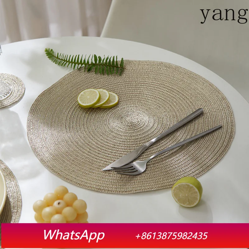 

CX pearlescent PP placemat thermal insulation mat, home decoration dining table, mat