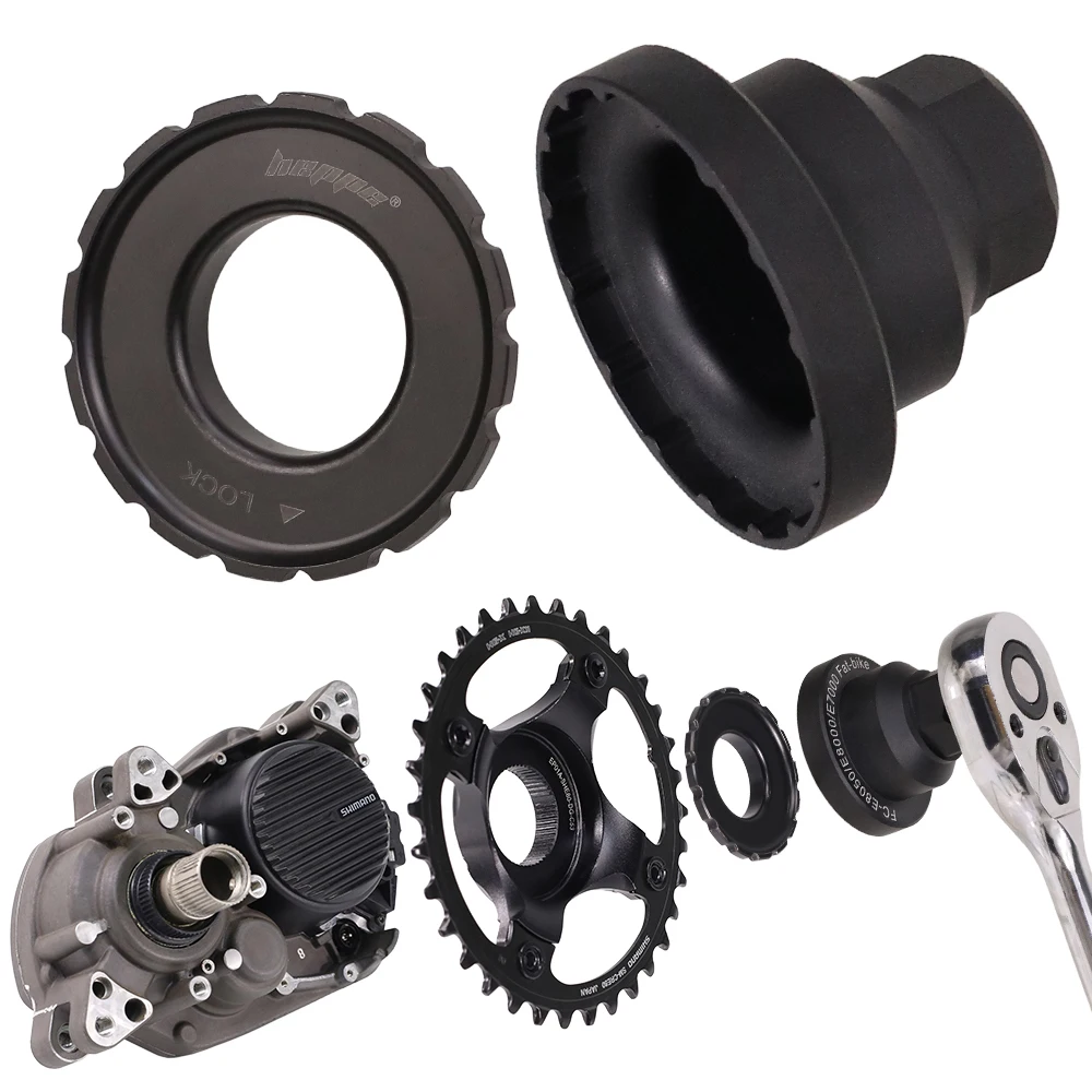 HEPPE E-Bike Motor-Sicherungsring Montage- und Demontagewerkzeug für Shimano E6100 E7000 E8000 E8050 EP8 Motor – Detail 26