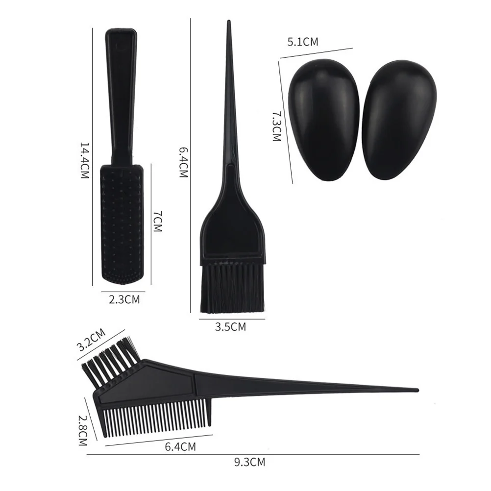 

11pcs Dye Tools Set For Coloring Highlights Reusable Hair Coloring Kit With Bowl Brush Home Salon Use Hair Styling Supplies