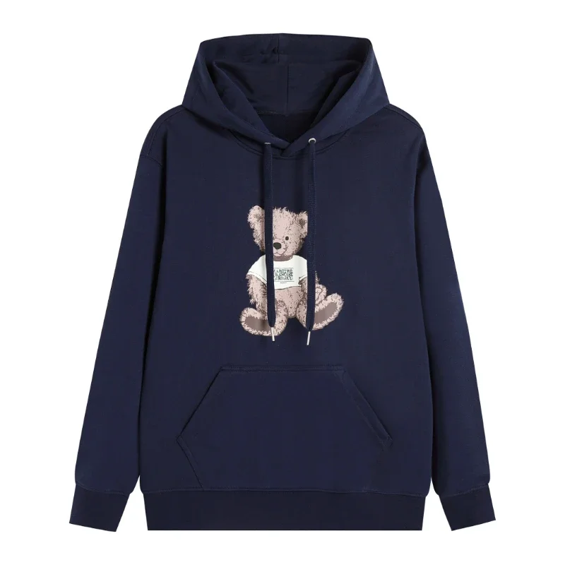 European and American trendy brand stu printing women's hoodie winter new fashion brand street men's and women's jumper