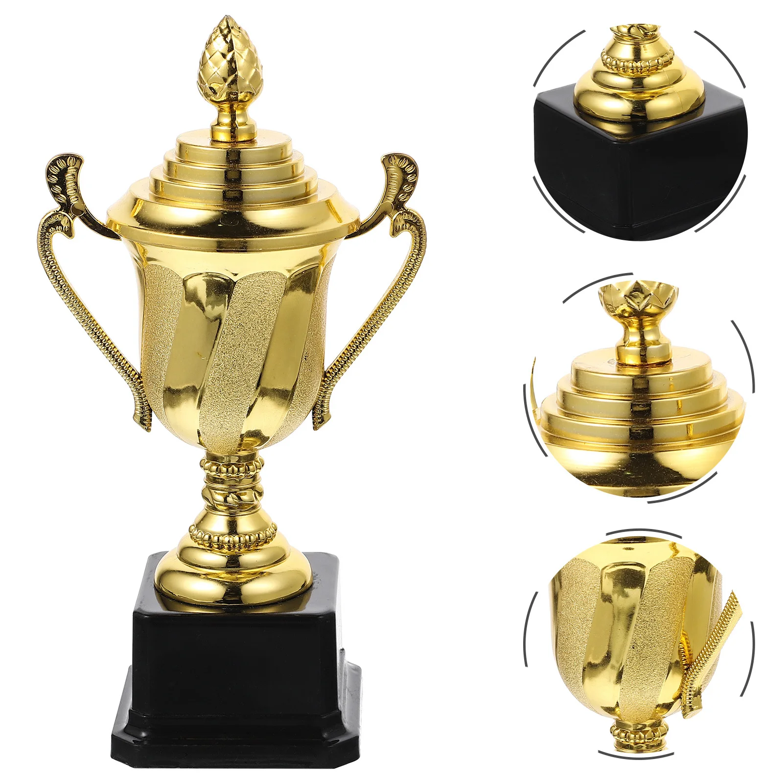 

Plastic Trophies for Competitions Small Trophy Award Supply Birthday Cake Decoration Motivational Gift