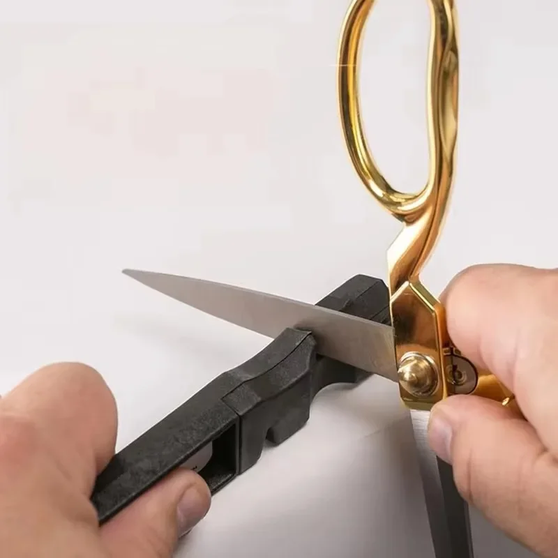 Cutter Sharpener Tool 4 In 1 Handheld Manual Cutter Sharpeners Kitchen Cutter Sharpeners For Pocket Cutter Chefs Serrated