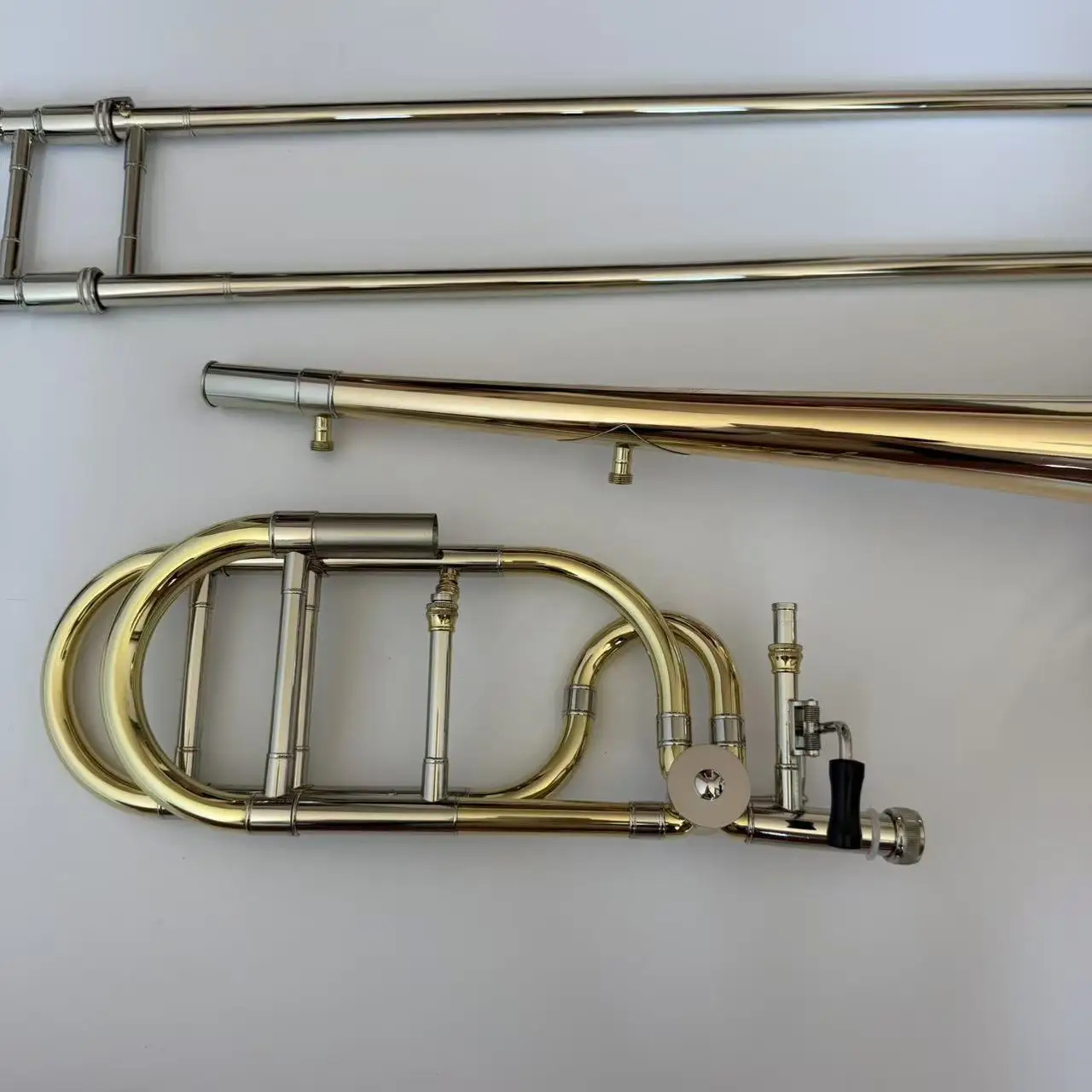 Wholesale Professional Tenor Trombone Rose Brass Material Detachable Bell Factory Direct Sale for Music Shops