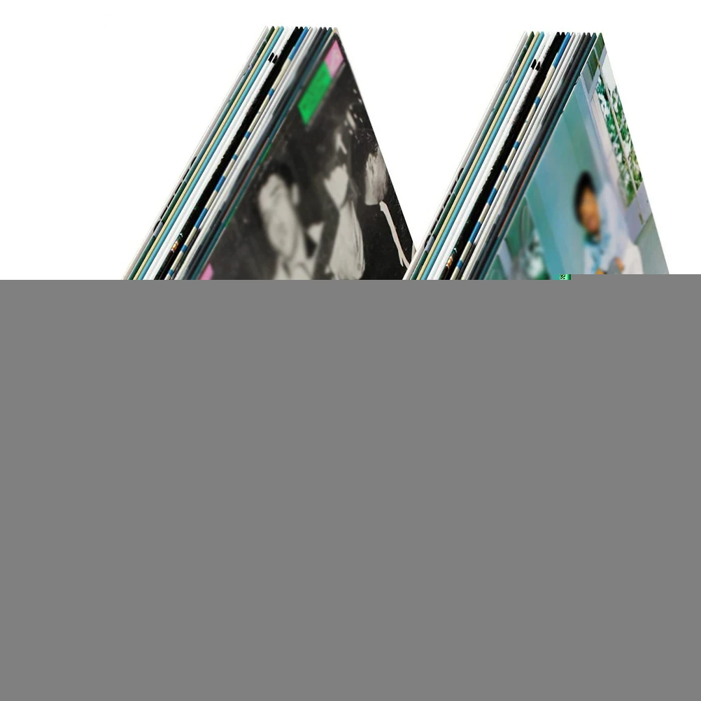 

Transparent Acrylic Bookshelf Clear Large Capacity Desktop Vinyl Record Holder Organizer Office Storage Display Rack