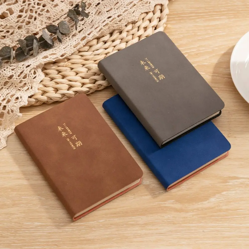 Memo Diary Planner A7 Mini Notebook Taking Notes Agenda Organizer Pocket Notepad Word Book Thickening Diary Notebook Stationery