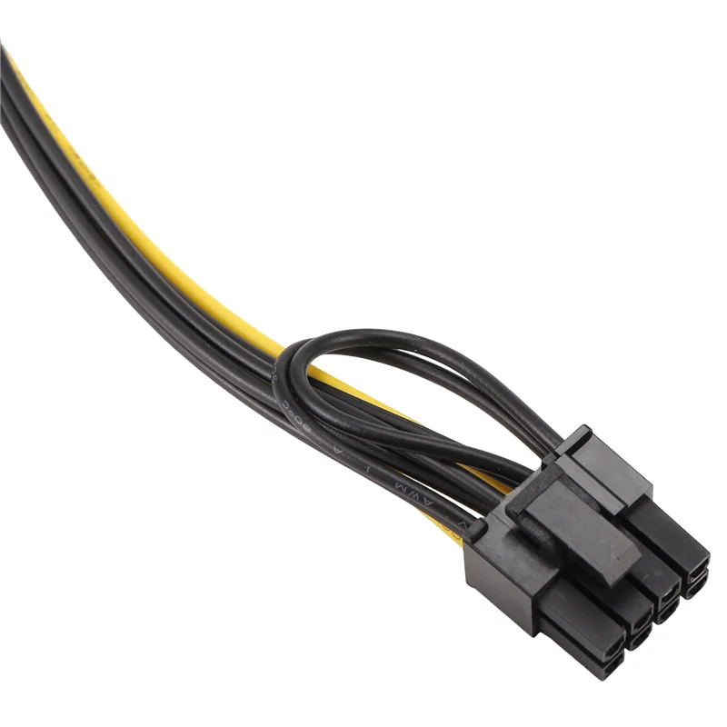 A08E-15Pin SATA Male to 8Pin(6+2) PCI-E Кабель питания Кабель SATA 15-контактный на 8-контактный кабель Провод 18AWG для видеокарты