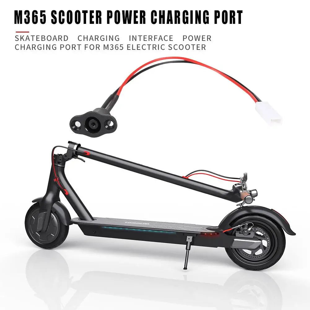 ABS Skateboard Power Charging Port M365 Electric Scooter Charging Interface