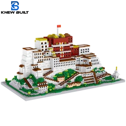 KNEW BUILT Potala Palace 3D Plastic Model Construction Building Blocks for Adults Available in 3 Sizes for Varied Skill Levels