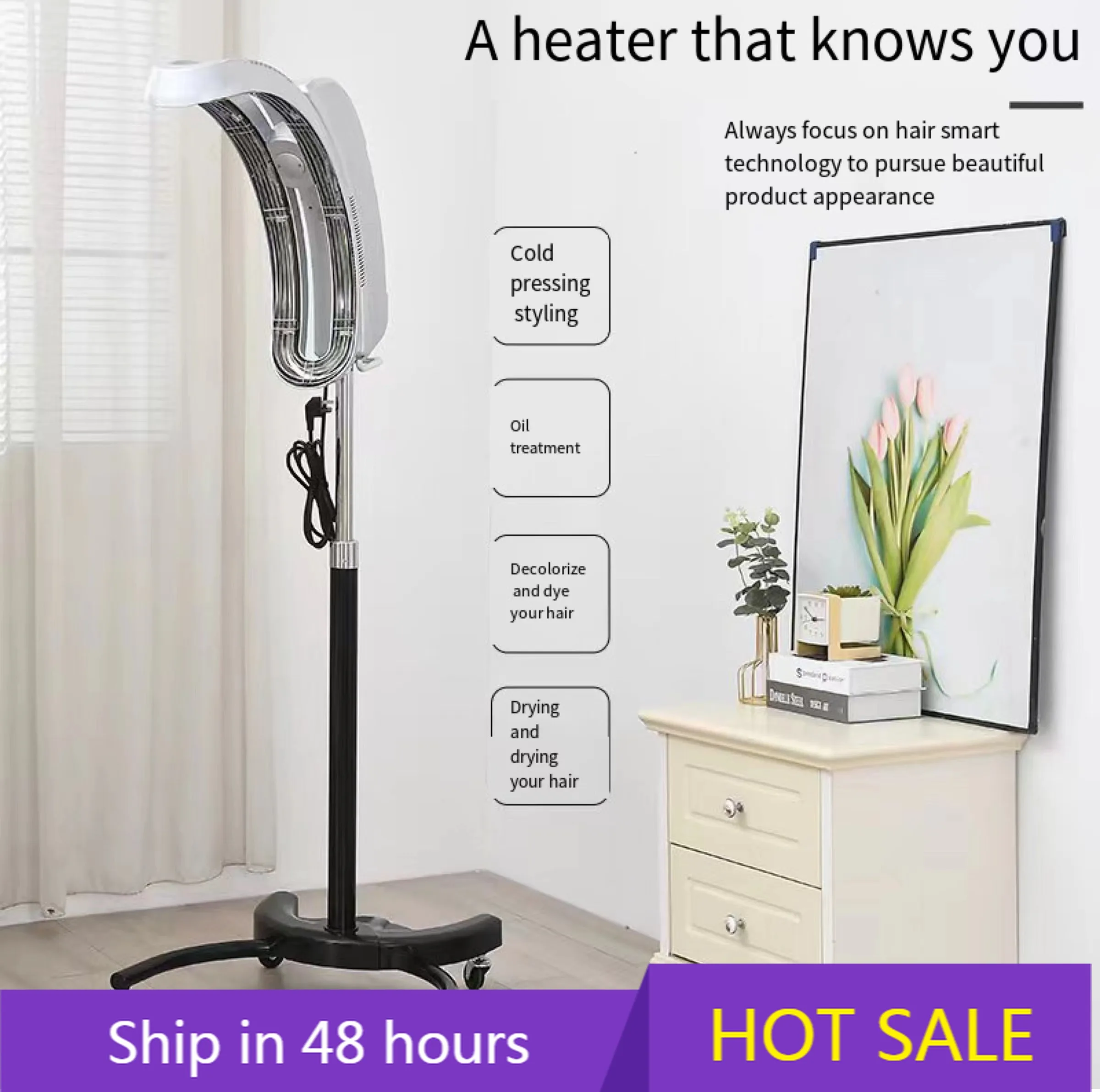 Умный фен YTYIN, быстрый нагрев