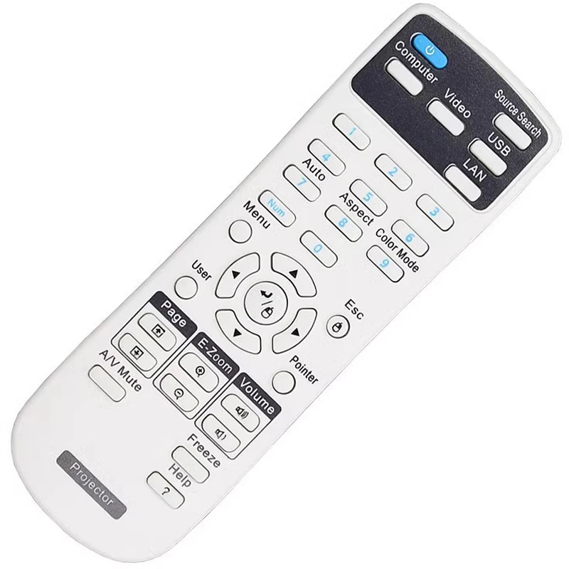 Projector Remote Control for Epson Projectors Home Cinema EB EMP EX VS H BrightLink Powerlite Series BrightLink Series 680Wi 685
