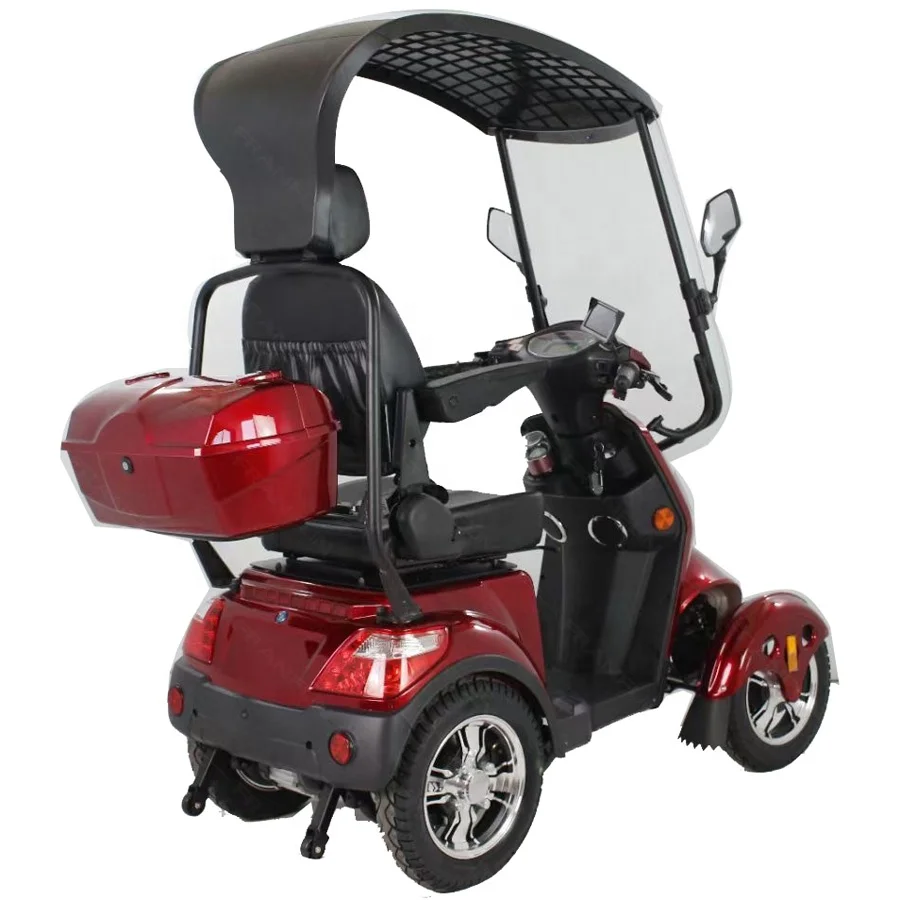 Four Wheel Mini Car 25km/h with Reverse 48V 60V Battery Power Trcicycle Electric Scooter Mobility