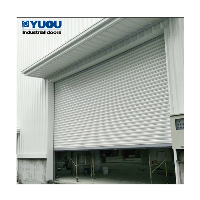 Motorized Anti-theft Durable Galvanized Steel Rolling Shutter Door for Warehouse and Shop
