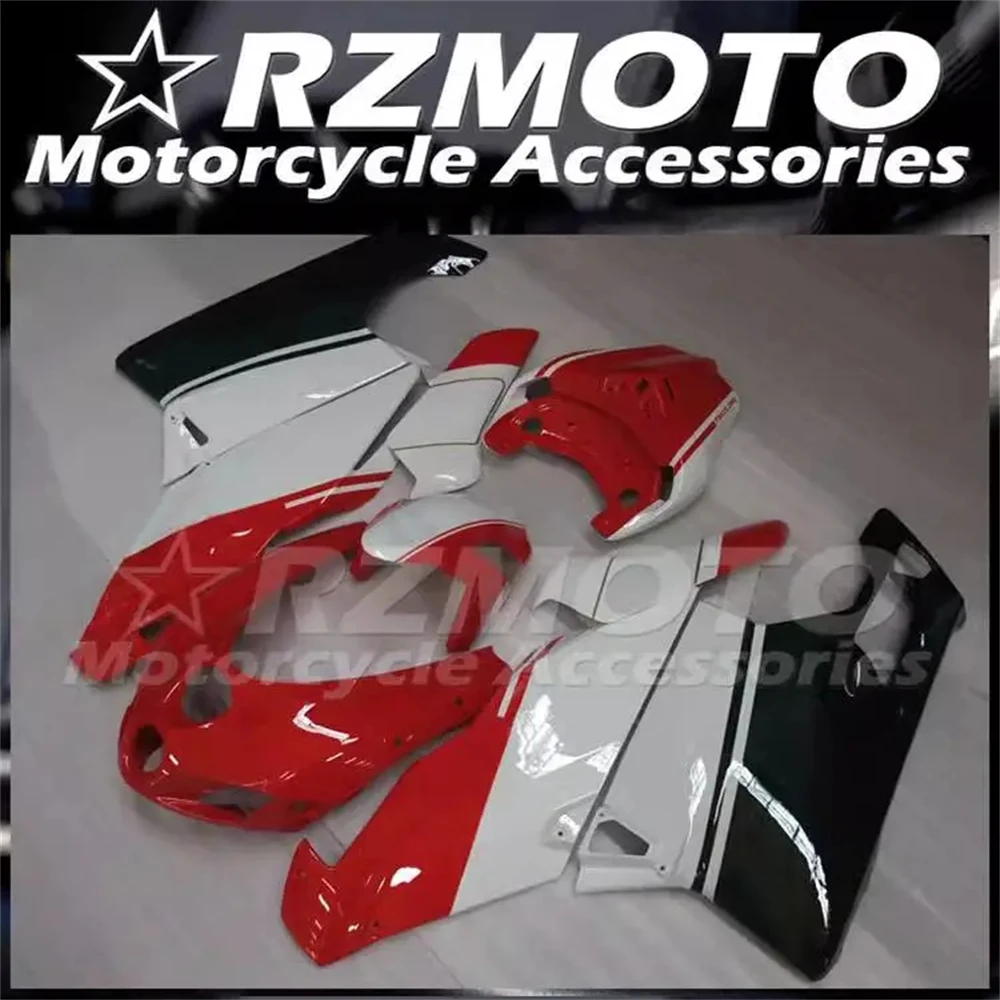 

4Gifts New ABS Motorcycle Fairings Kit Fit for Ducati 749 999 2003 2004 2005 2006 03 04 05 06 Bodywork Set White Red Black