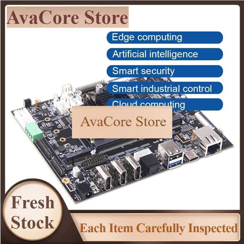AvaCore rk3588 ai camera embedded mainboard solutions rk3588 industrial machine learning edge ai gateway computer embedded pc
