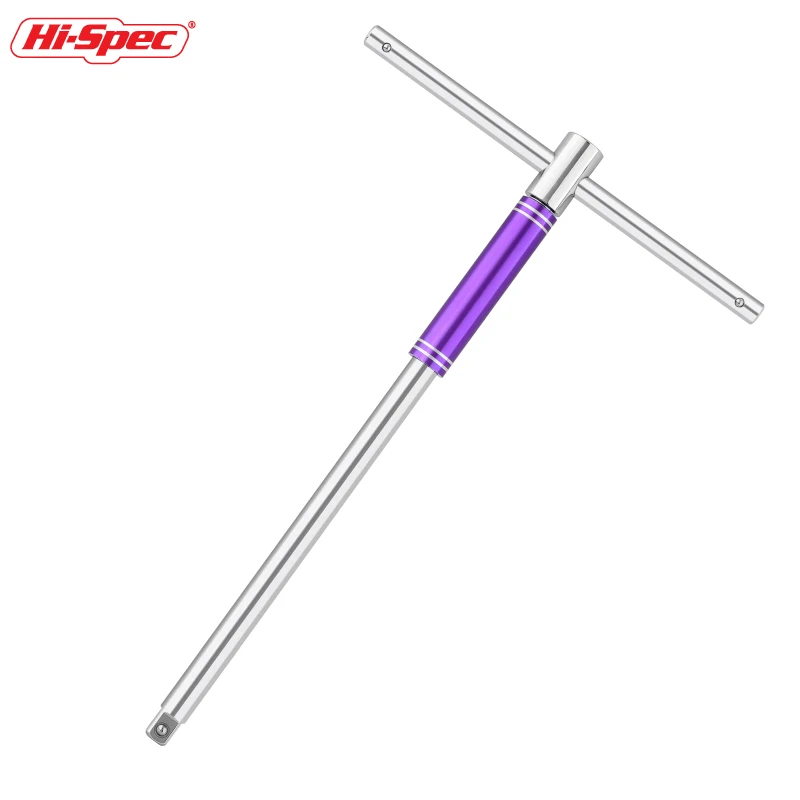 Hi-Spec Extension T-type Hex Wrenches Bike Tools Detachable Handle Torque Wrench Socket Wrench Spanner Hand Repair Tool for Auto