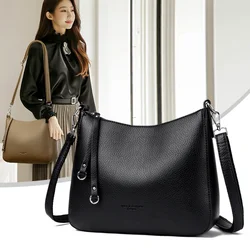New Luxury Designer Handbag Solid Color PU leather Women Shoulder Bag Casual Crossbody Bags for Women New Zipper Messenger Bag