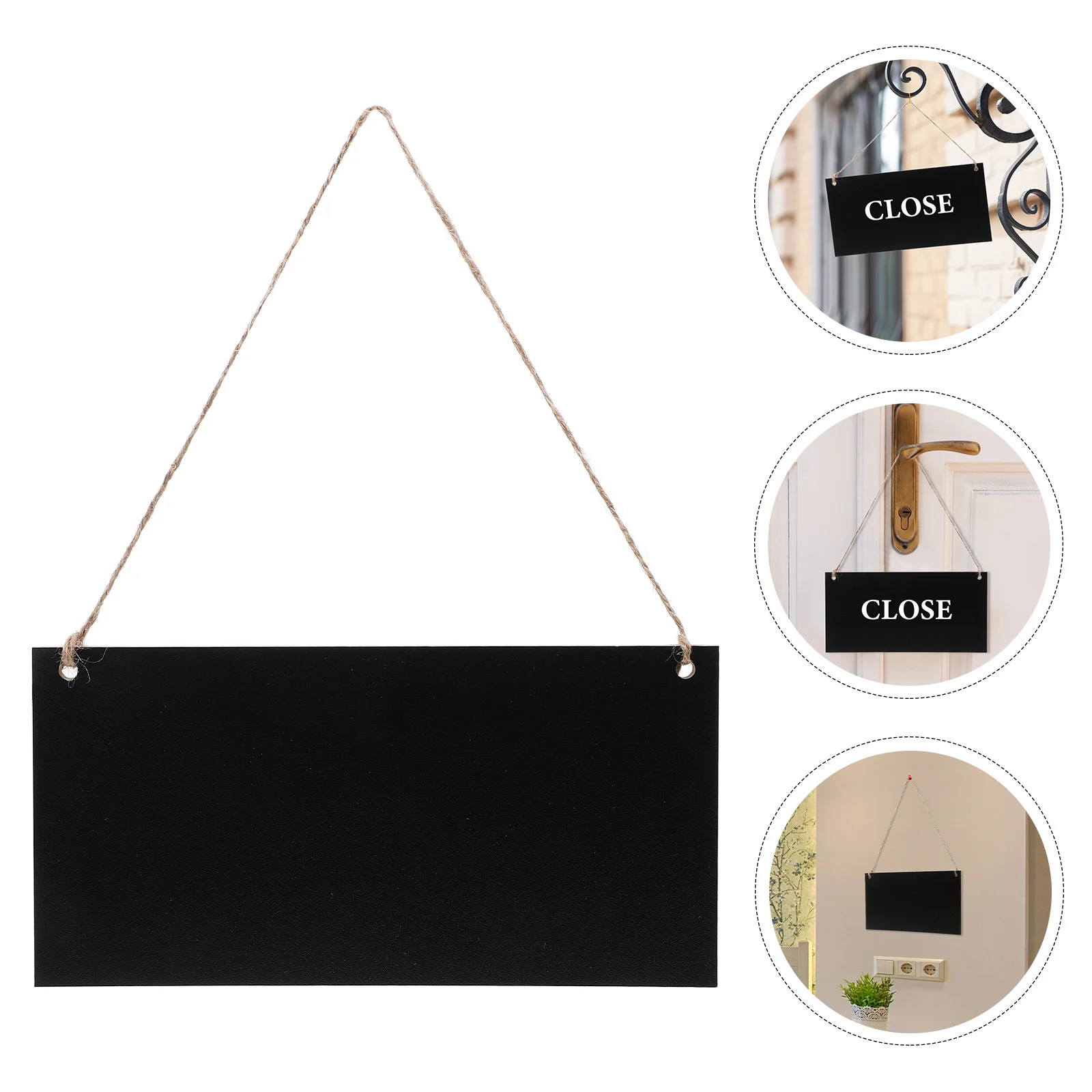

Small Chalkboard Sign Hanging Wooden Chalkboard for Restaurants Bars Hotels Offices Home Message Board Outdoor Indoor Use