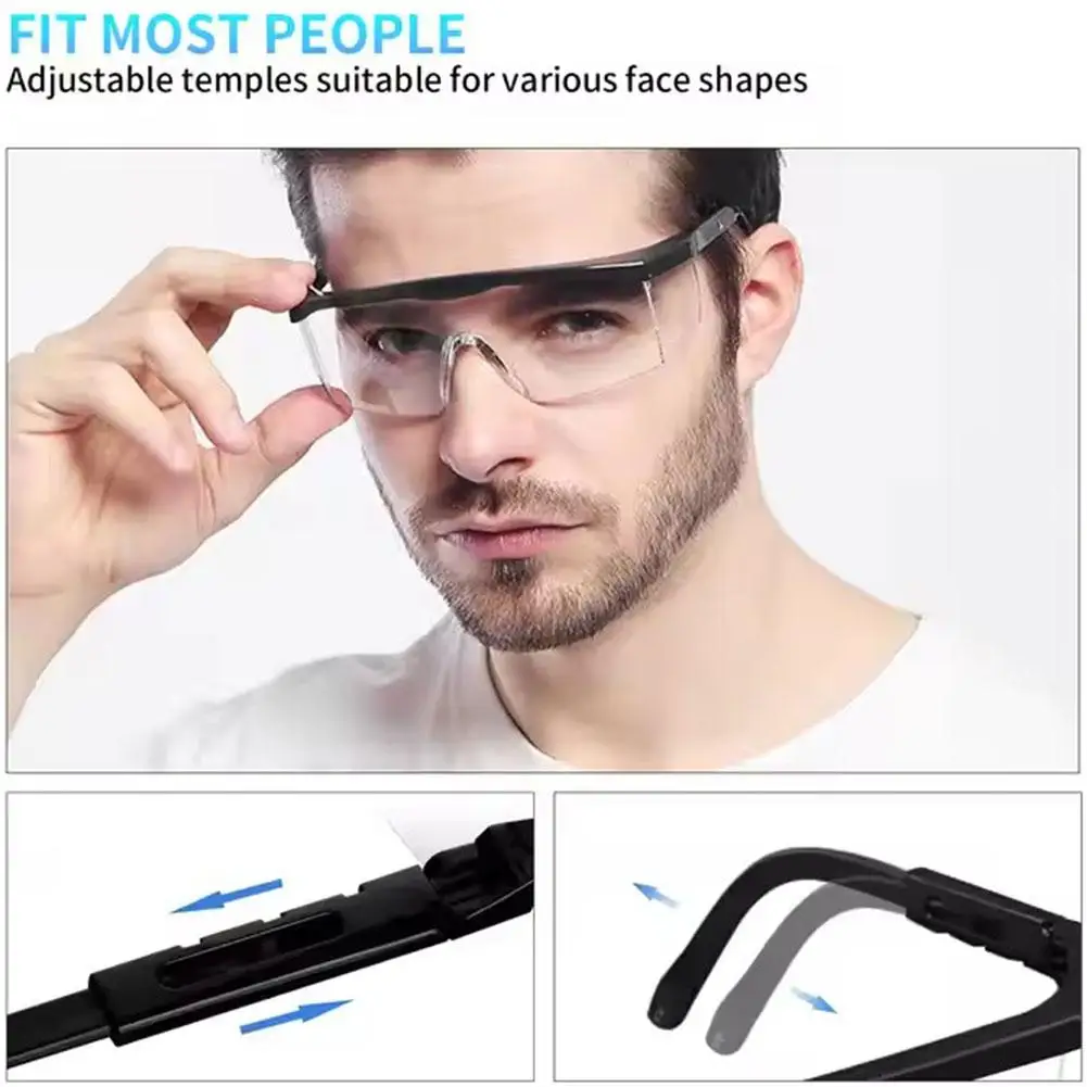 

Safety Glasses Protective Transparent Glassese Goggles For Lab Eye Protection Work Protection Security Spectacles Glasses W T2V4