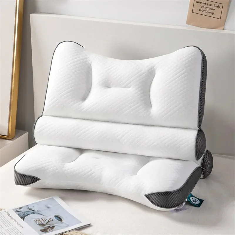 

1PCS Neck Pillow Helping Sleep And Protect The Neck Cervical Orthopedic Household Massage SPA Pillow For Sleeping Support Pillow