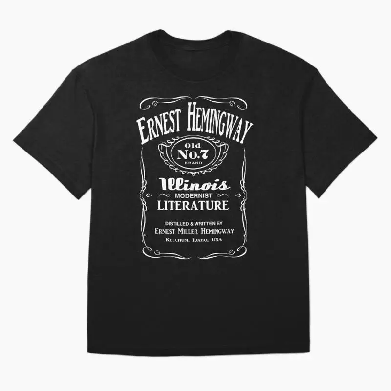 Ernest Hemingway Johnny Walker T-Shirt