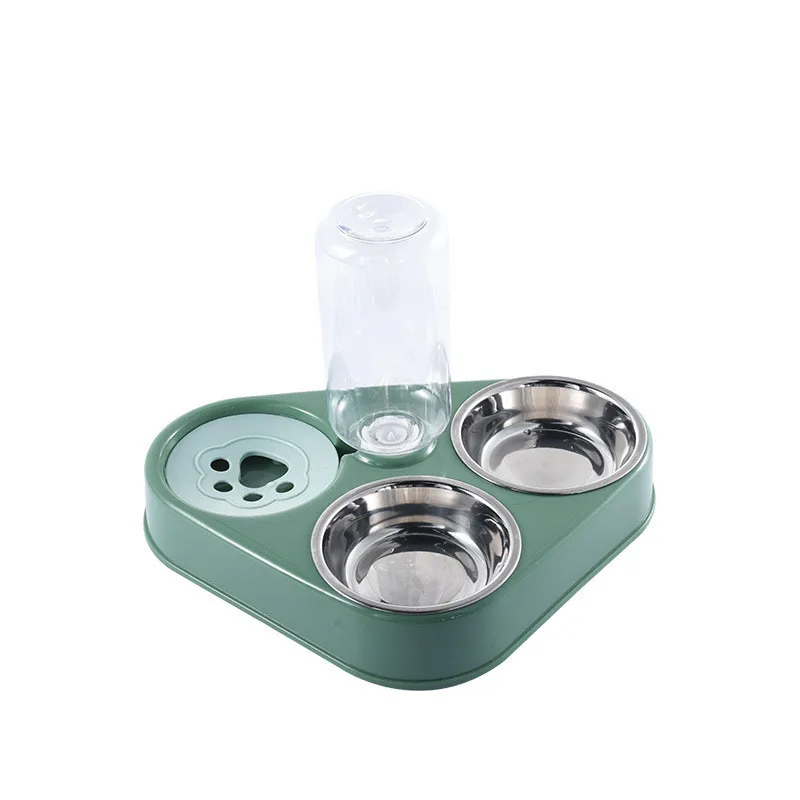 Automatic Feeder for Cats Water Dispenser Water Fountain Food Bowl Kibble Goods Dishes Pet Supplies