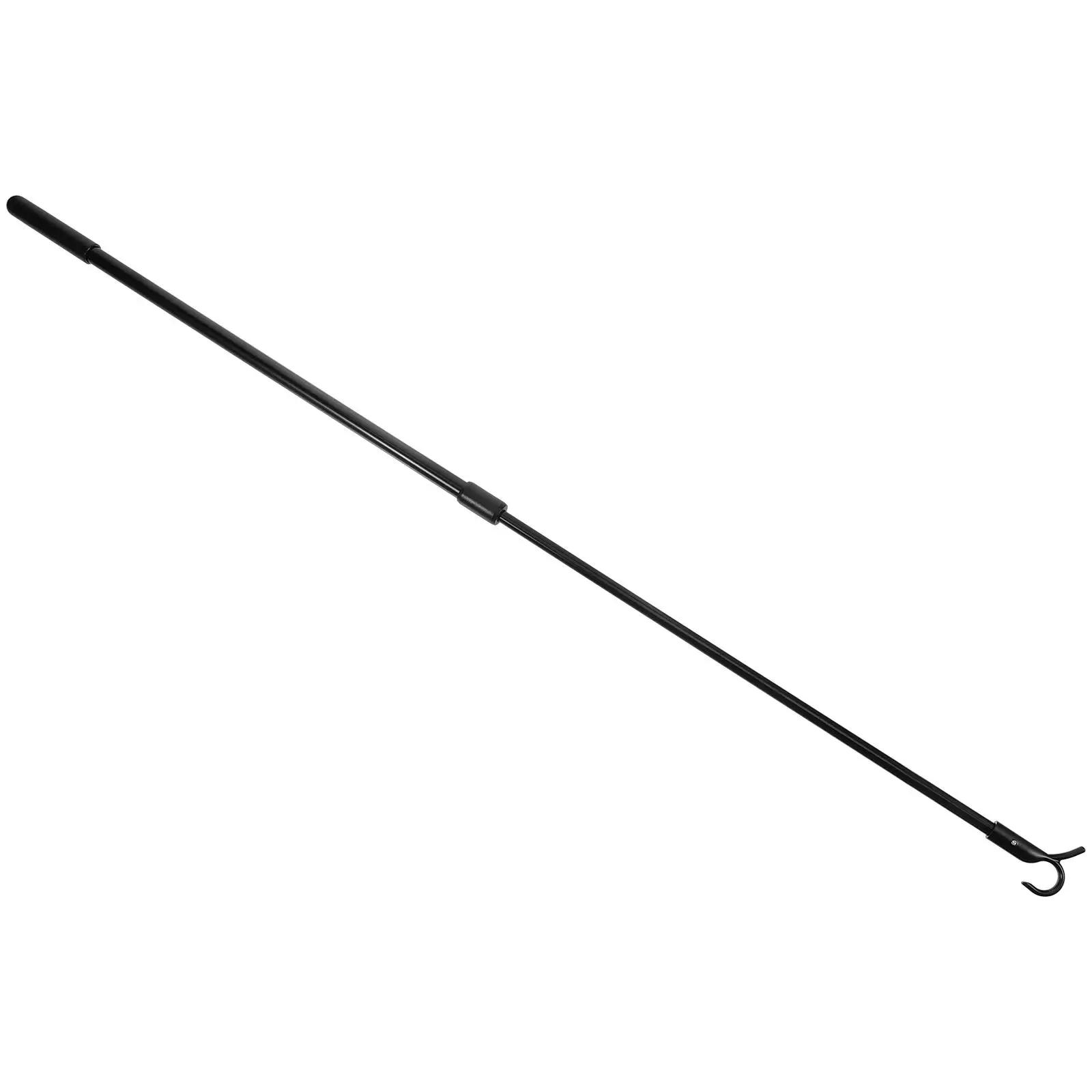 

24 Inches Black Aluminum Alloy Telescopic Curtain Rod for Window Blinds Adjustable Wand Vertical Replacement Part Hardware