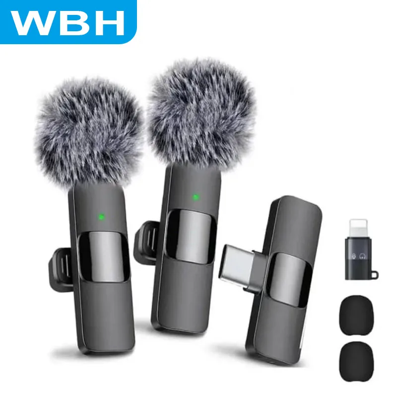 

Collar Wireless Microphone, Noise Cancelling Suitable For Live Meetings On Apple And Android Phones, Mobile Karaoke Microphone
